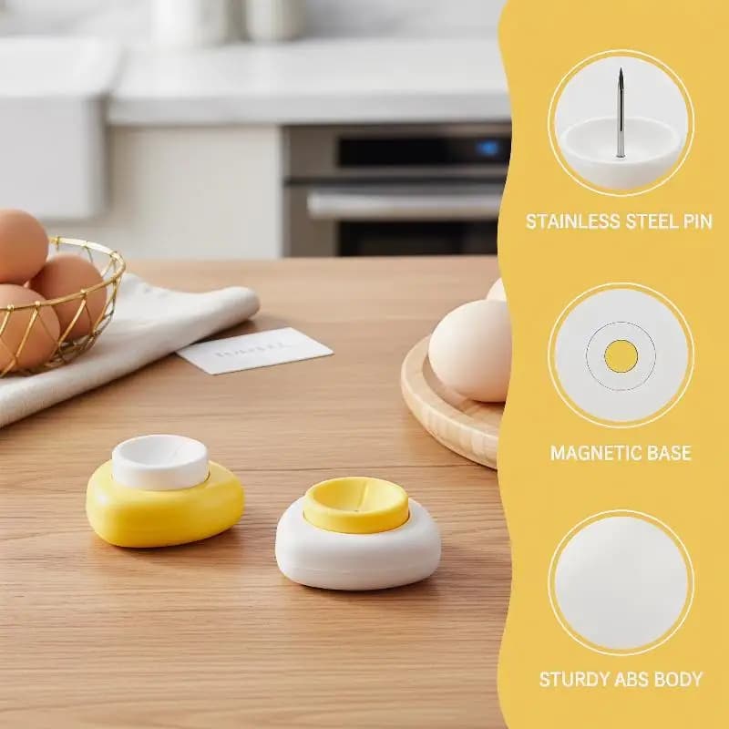 Egg Punch Needle Egg Drill Piercer Household Egg Hole Puncher Anti Crack Egg Tool For Boiled Steamed Eggs Kitchen Cooking Gadget