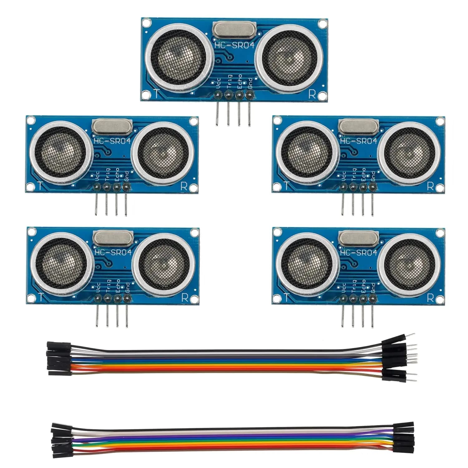 Sensore a ultrasuoni HC-SR04 HCSR04, modulo di rilevamento delle onde e di misurazione della distanza HC SR04 per Arduino 3.3V-5V