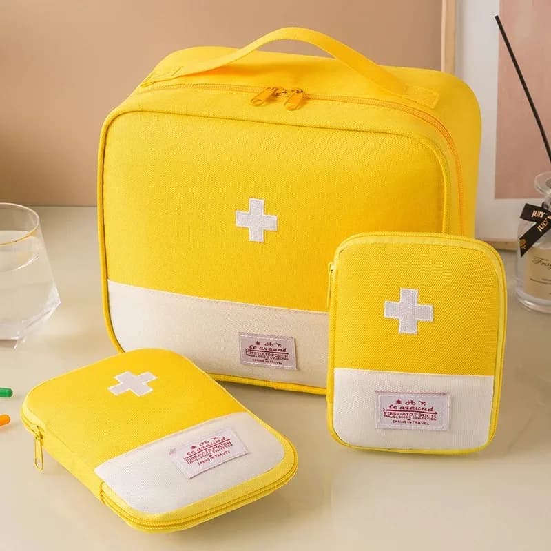 Portable First Aid Kit Set Medicine Storage Bag Home Travel Organizer