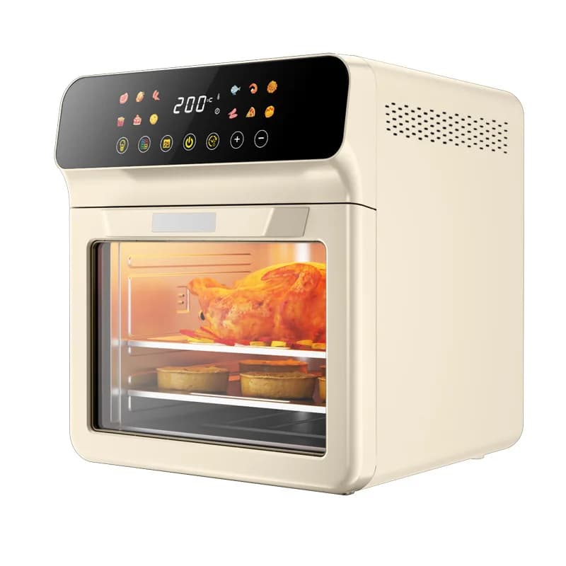 Stainless Steel Home Convection Oven Air Fryer 9 in 1 by 1700 W 15 Liters Electric Without Oil For Home Use