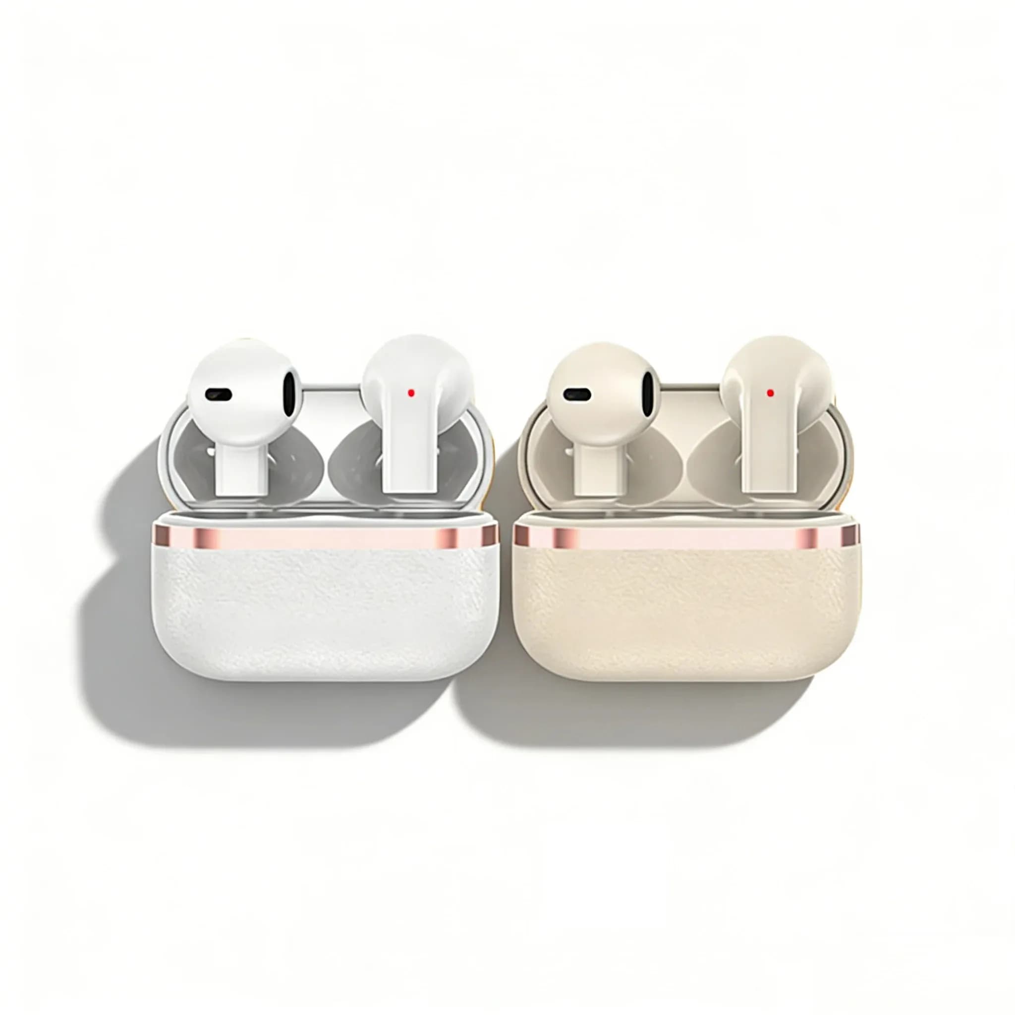 Nuovi Auricolari Wireless con Design Semi-In-Ear Elegante, Batteria a Lunga Durata per Stili di Vita Attivi, Cuffie Portatili con Microfono