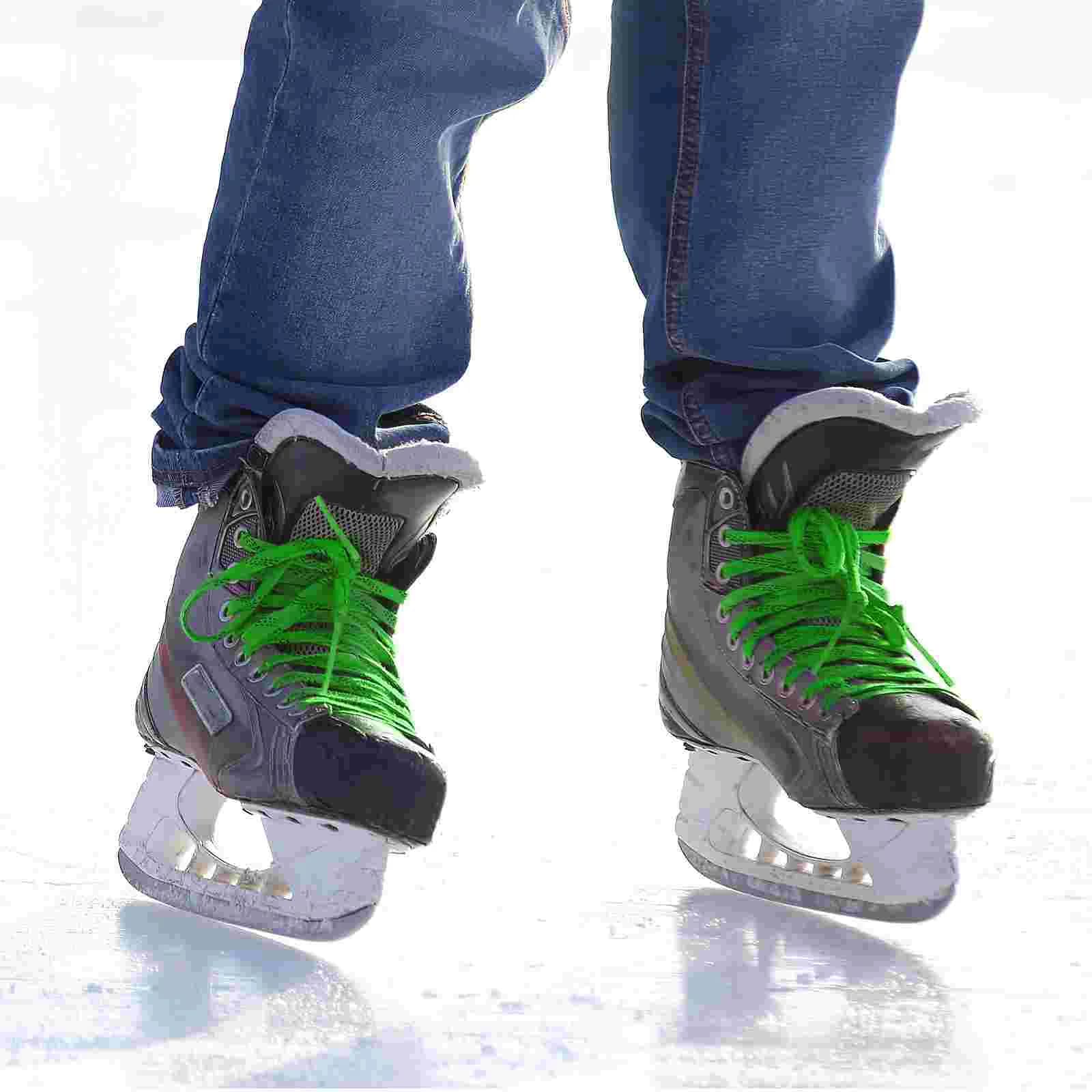 1 paio di lacci lunghi per scarpe da hockey Pattini antigelo Lacci per scarpe Pattini da ghiaccio Cinghie per scarpe Accessori per scarpe da hockey
