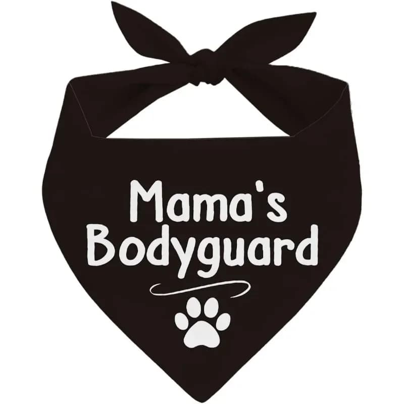 1 Pezzo Sciarpa per Cani da 24,8 X 11 Pollici, Adatta per Cani e Gatti di Piccola/Media/Grande Taglia con Copricapo