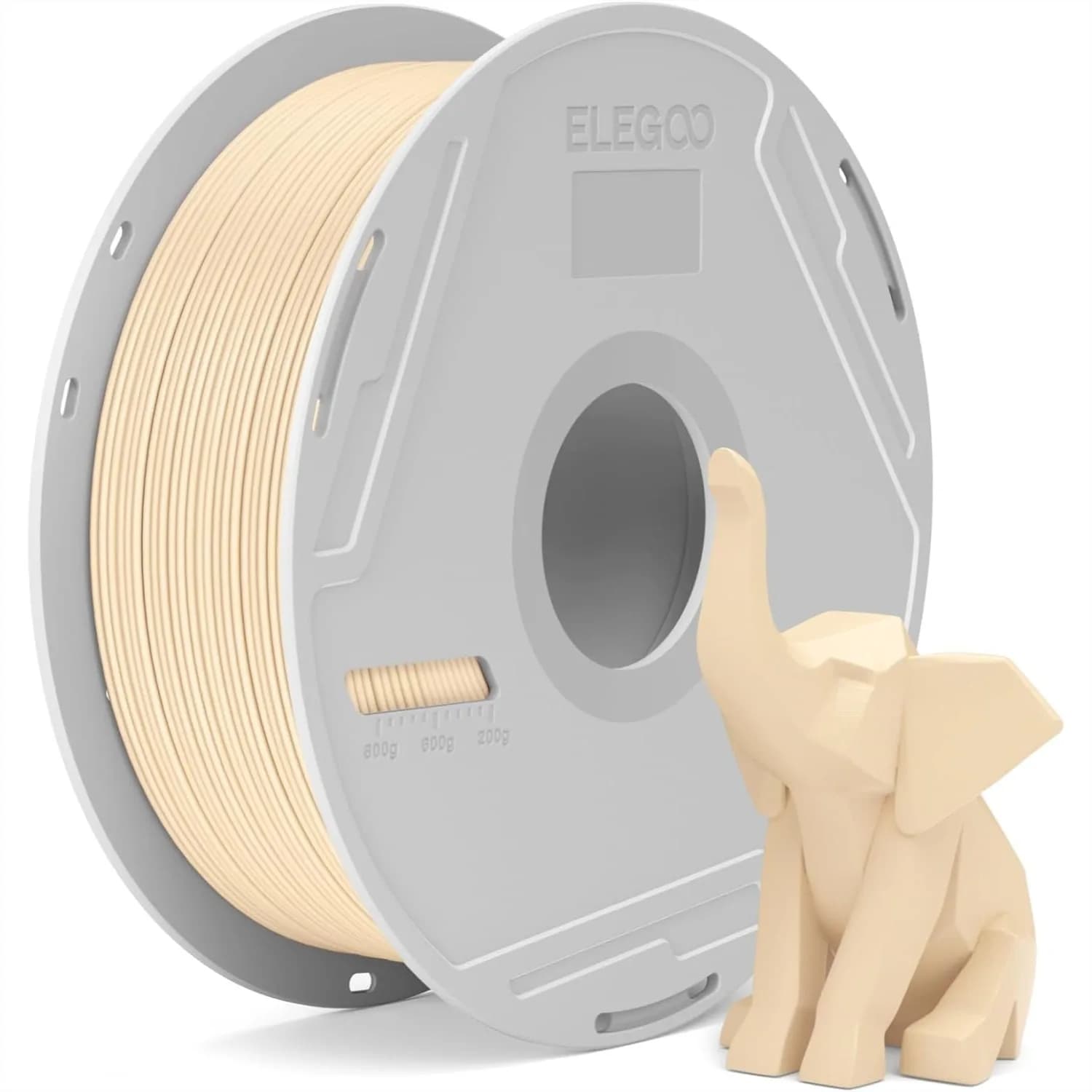 Filamento PLA da 1,75 mm per Stampa 3D, 1 kg con Bobina Riutilizzabile, Alta Precisione Dimensionale, Bobina Staccabile di Facile Installazione