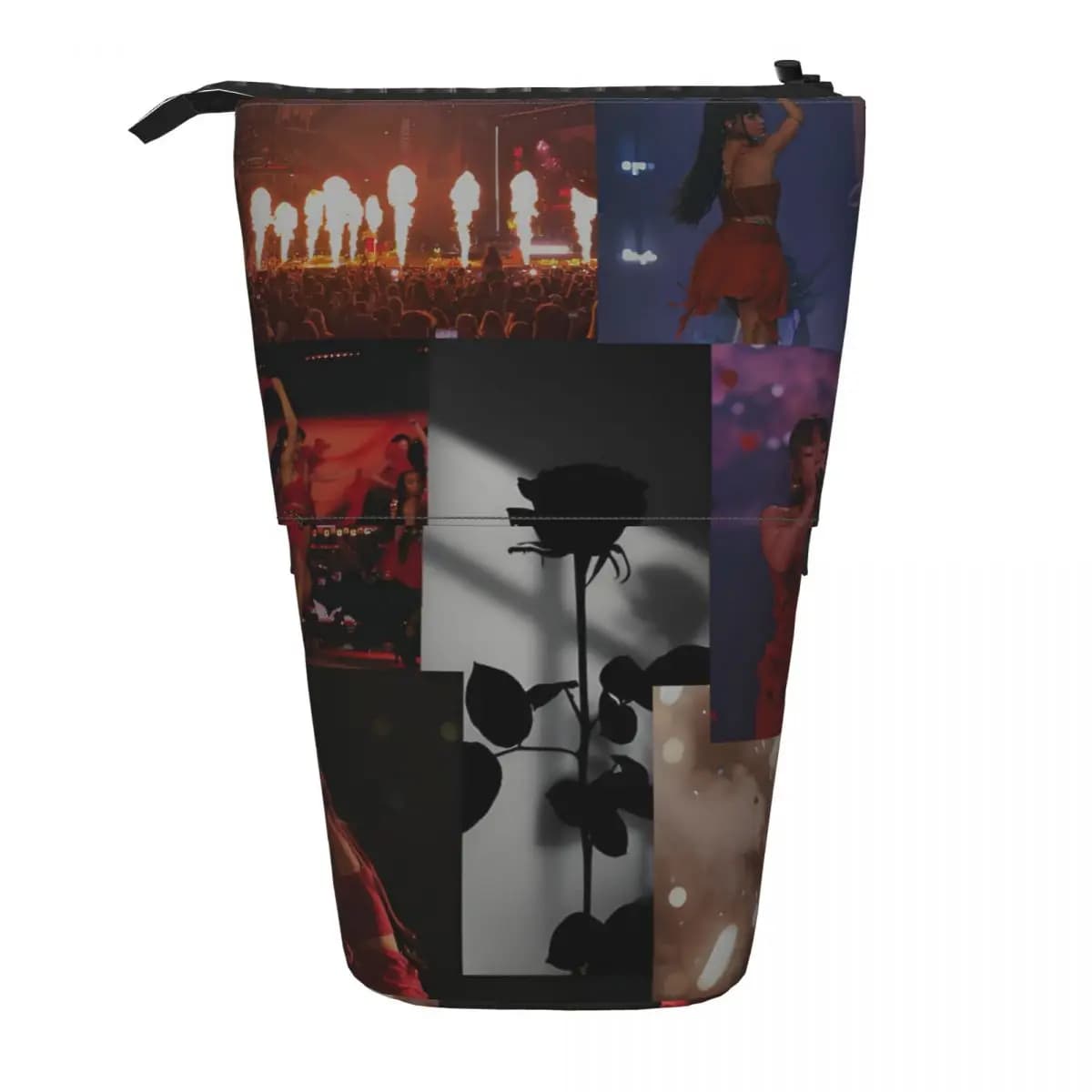 Astucci personalizzati Kawaii A-Aylivas per ragazzi e ragazze Tour Concert Collage Pattern Grande custodia per penne Scatola per accessori scolastici