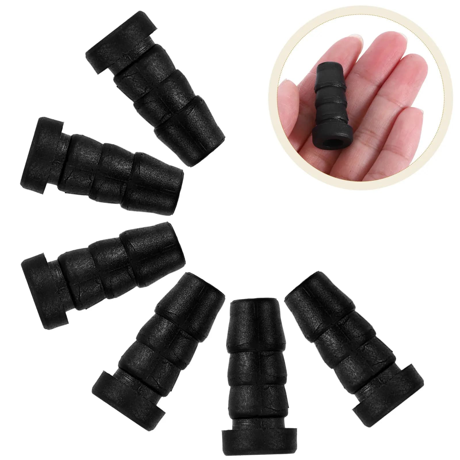 20 Pezzi Copriruota per Sedia con Foro da 8 mm, Inserti per Gambe di Sedie con Rotelle, Protezione per Pavimenti