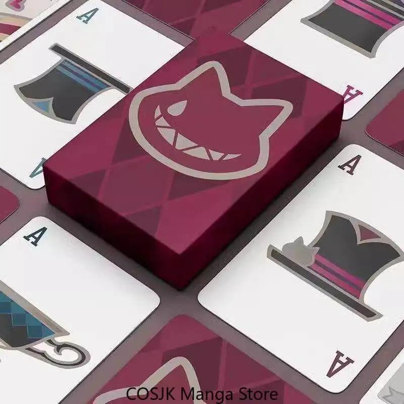 Carte da Gioco Genshin Impact Lyney Lynette, Accessori Cosplay Fontaine, Carte da Poker da Collezione, Carte da Gioco Cartoon