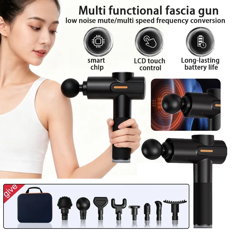 Intelligent multifunctional massage pad for home use, professional, for fitness, massage, high frequency vibration, muscle relaxation.