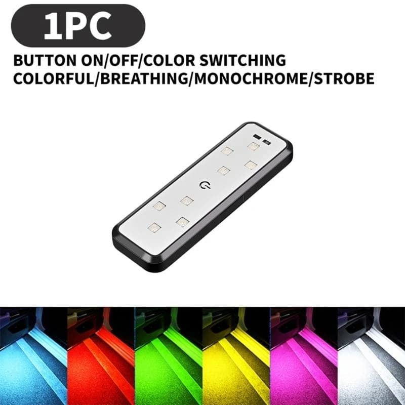 P5ED LED Decorazione portiera auto Lampada benvenuto Luce d'atmosfera che offre effetti lampeggianti