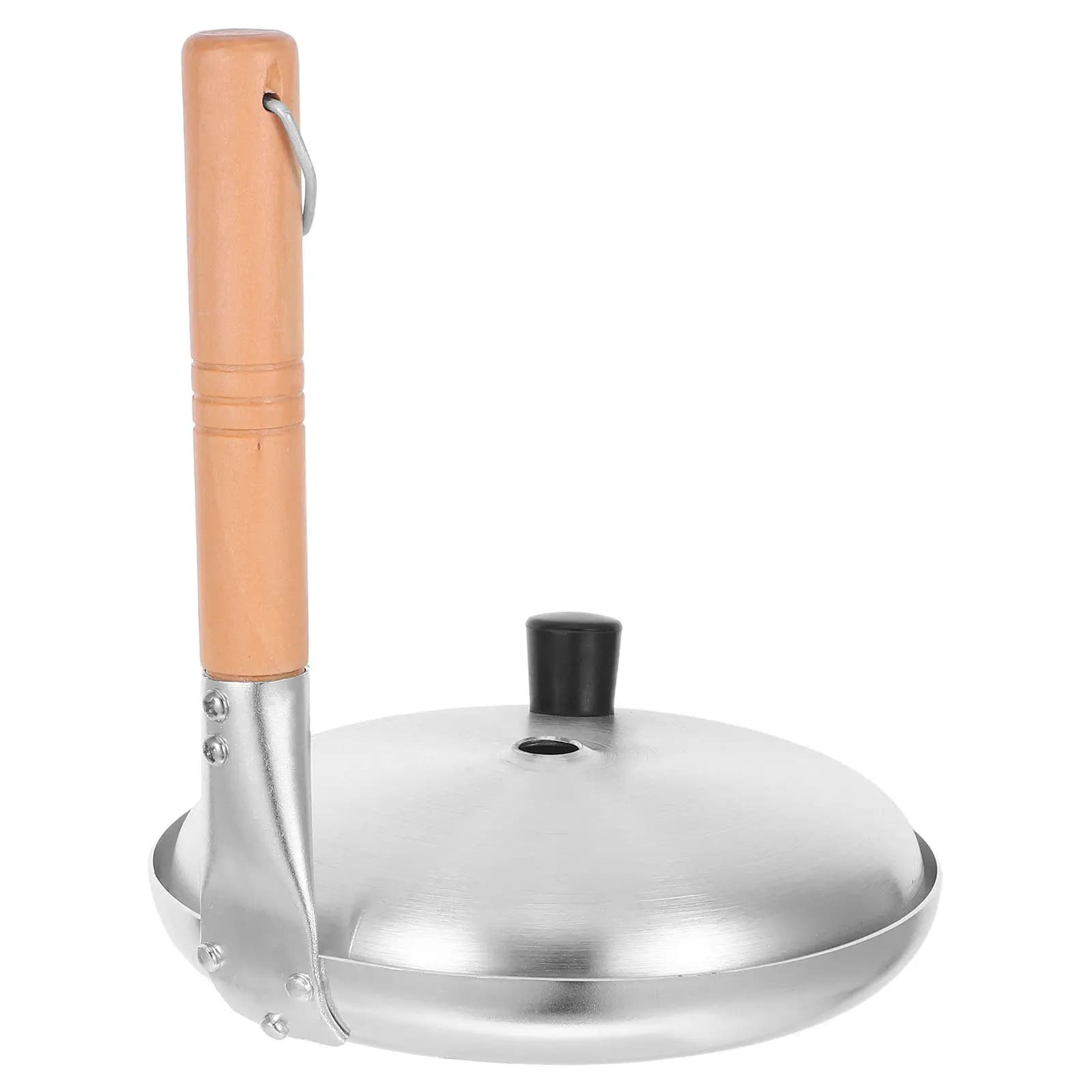 Set of Japanese Padella for Oyakodon with Vertical Wood Handle, Non-stick, for Induction and Gas Kitchen