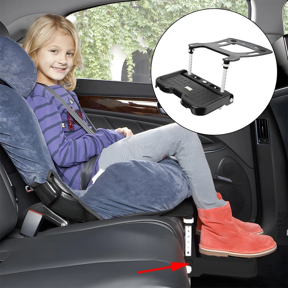 Supporto per poggiapiedi pieghevole per bambini Supporto per accessori per auto Sedile di sicurezza per bambini Poggiapiedi per carrozzina Attacco per poggiapiedi universale