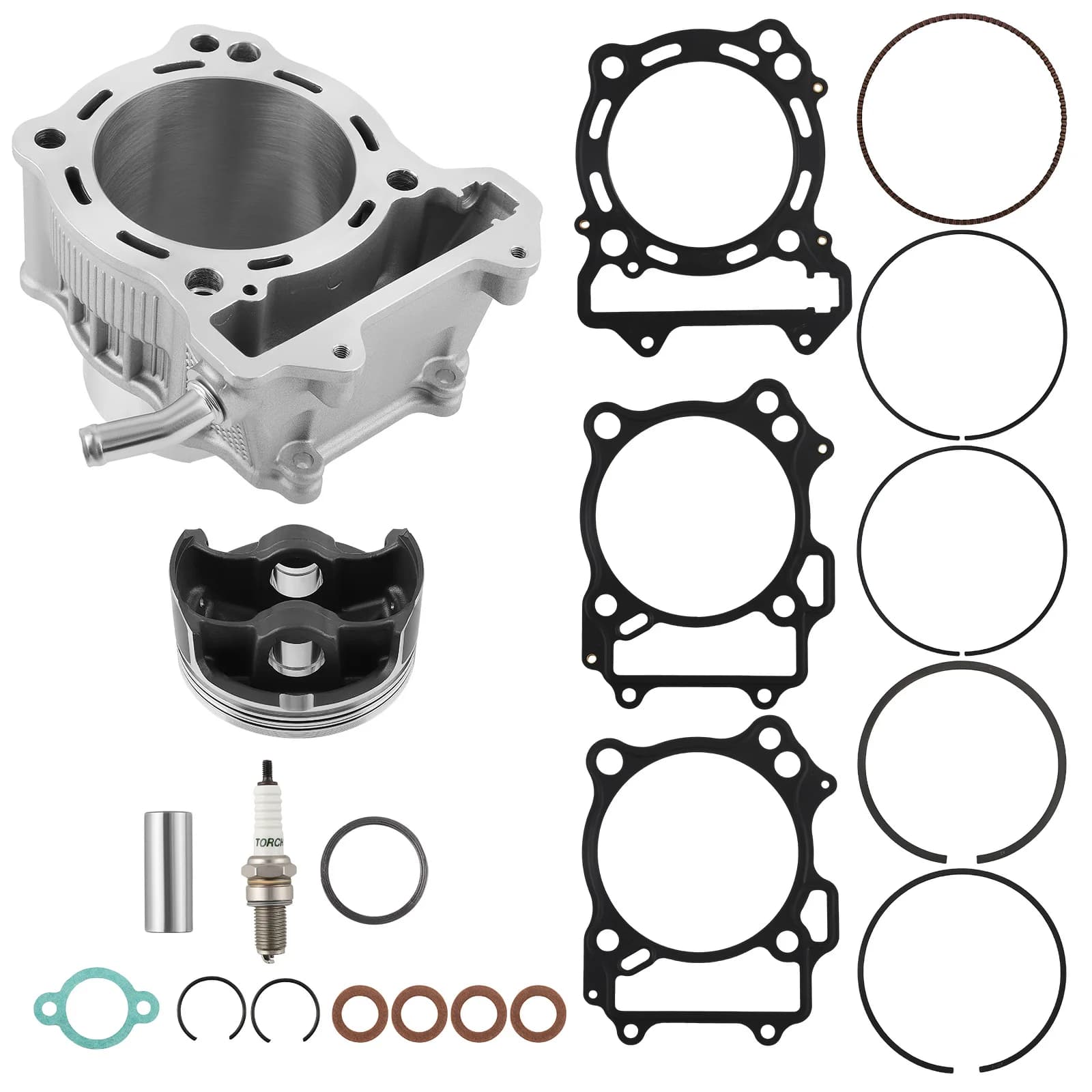 Kit Cilindro e Pistone Big Bore 94mm 435cc con Guarnizioni per Kawasaki KFX400 2003-2005