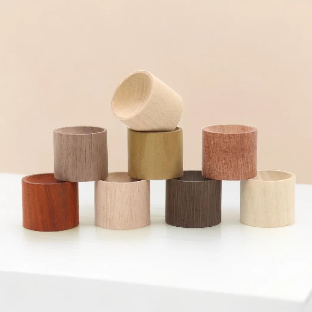 1pc Expanded fragrant wood Cylinder Indoor Desktop Loose fragrance Beech/ Walnut/ Bubinga Aromatherapy spreading wood