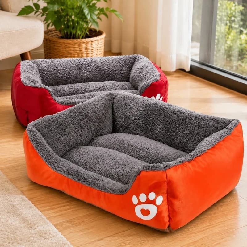 Soft Plush Sleeping Pad for Small Cats and Dogs, Comfortable Cozy Bed for Puppies and Tiny Breeds