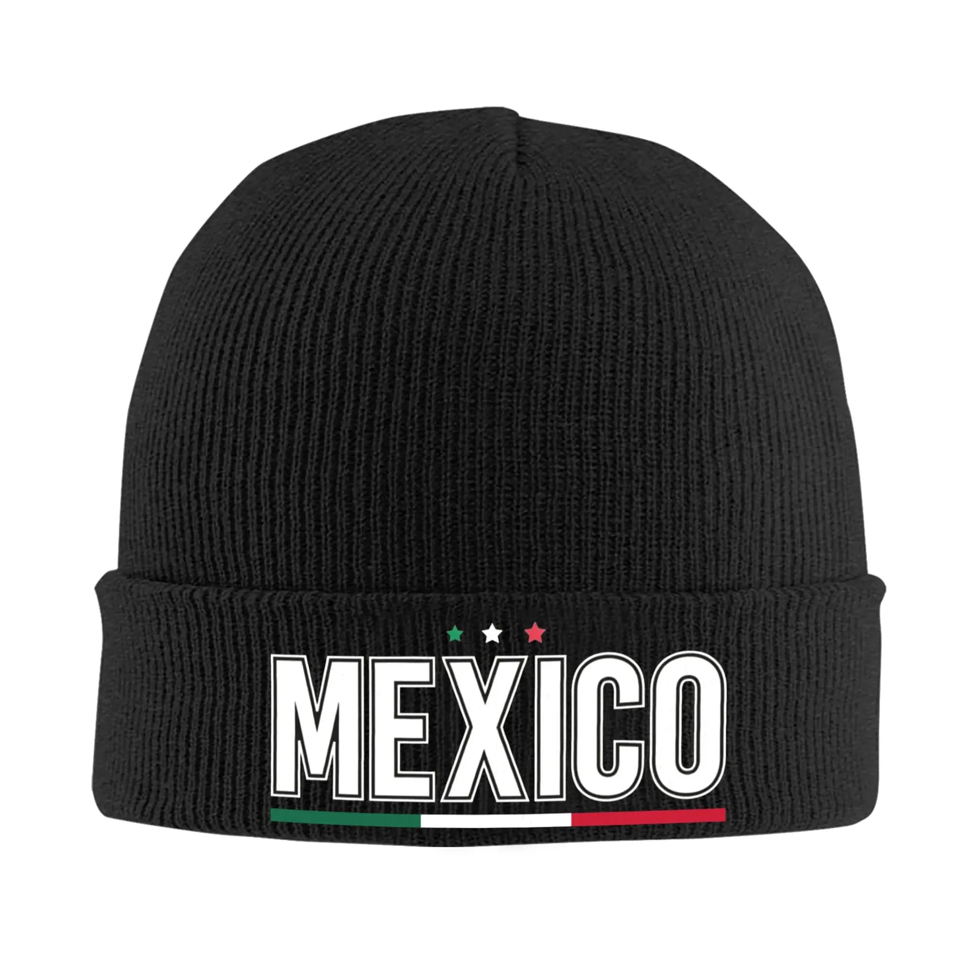 Berretti con Bandiera Messicana, Unisex Winter Hats Maglia, Berretti per Uomo e Donna, Cappelli per Esterni