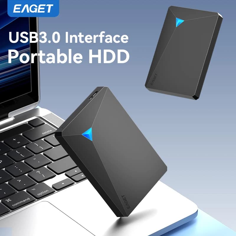 EAGET HDD portatile G20 5400 RPM Disco rigido USB 3.0 250 GB 500 GB 1T 2T Disco rigido meccanico esterno per laptop desktop