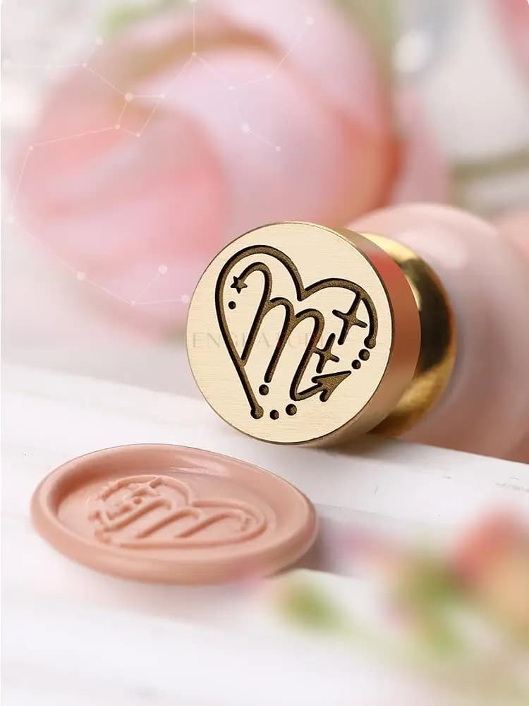 15mm Mini Laser Seal of Cera Stamp Constellation Aries Virgin Sagittarius Scrapbooking Card Envelopes of Gift Weddings