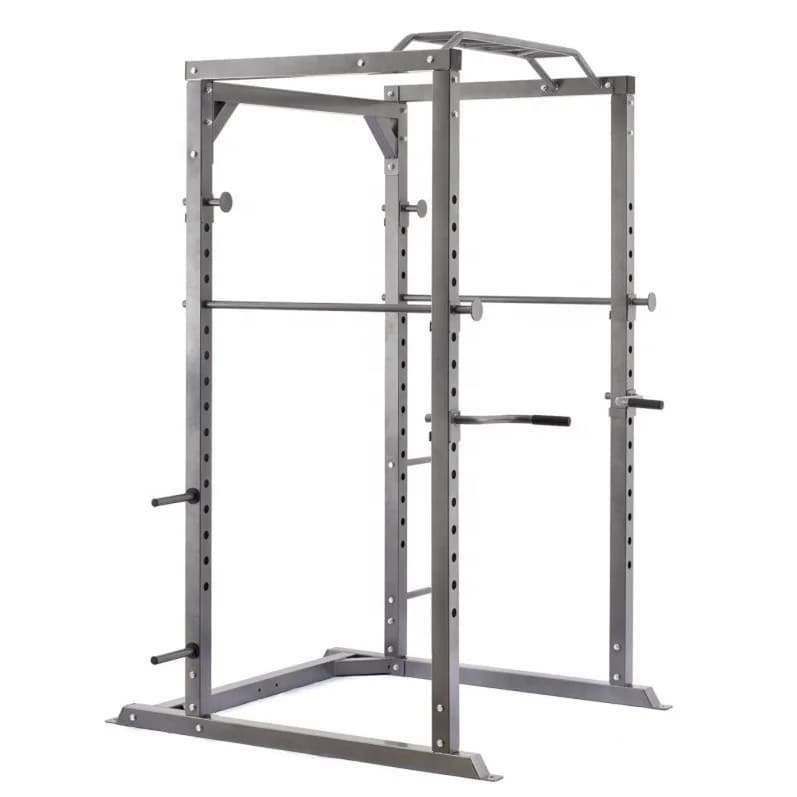 Detachable electric fitness cage with optional LAT pull-down attachment and pull up bar multi grip 1