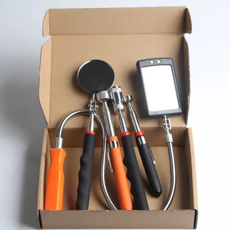 1-5 pz Penna magnetica telescopica Lavorazione dei metalli Strumento pratico Capacità magnetica per raccogliere dadi Bullone Asta di raccolta regolabile Set di bastoncini