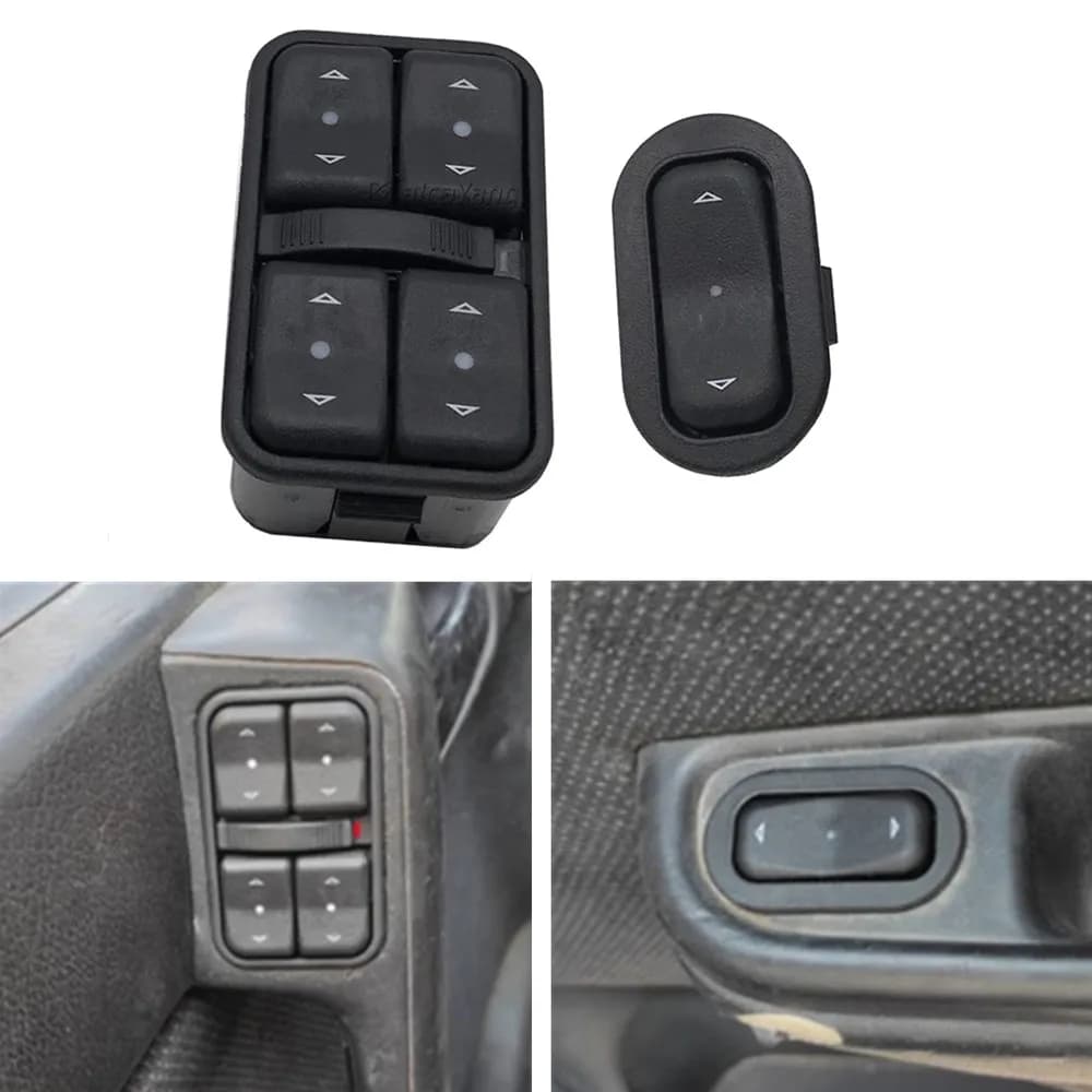 Car Styling Electric Power Master Window Control Button Switch For VAUXHALL ASTRA Mk IV ZAFIRA OPEL ASTRA ZAFIRA 90561086