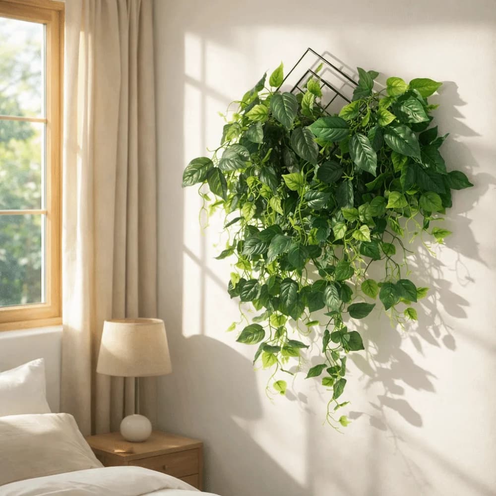 Plastic Fake Hanging Plants Artificial Lifelike Simulation Greenery Handmade Decorative Realistic Vine Plants Photography Props