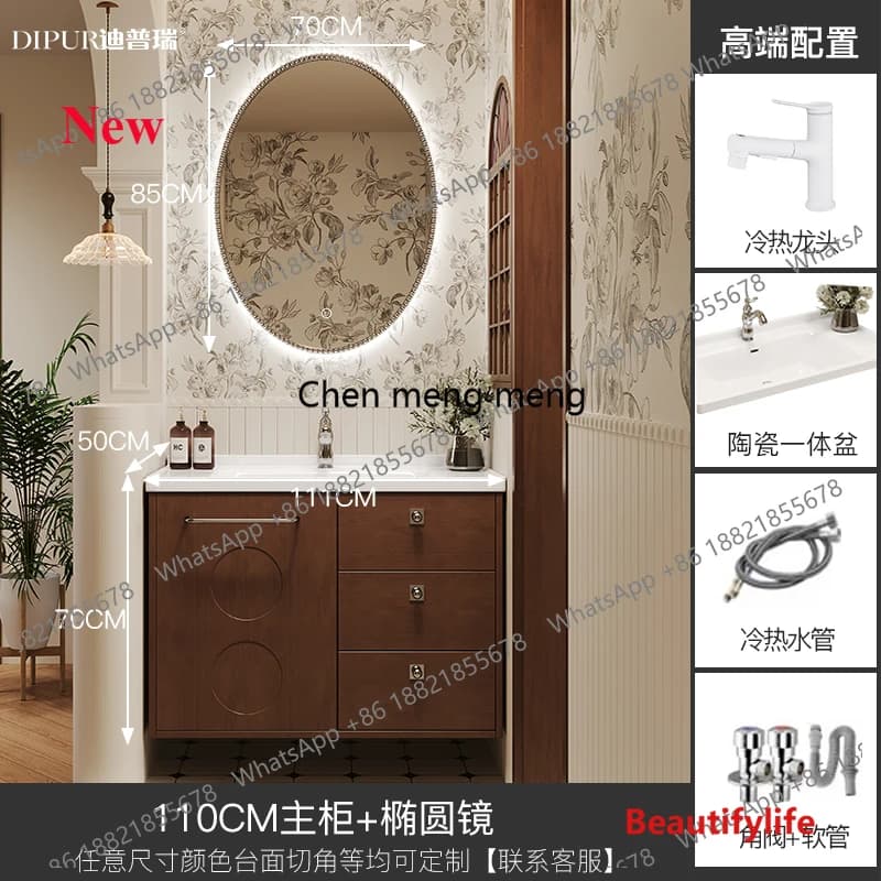 a48 Cassettiere in metallo per bagno, piccolo organizer con specchio, mobiletto salvaspazio per WC, Gabinete, mobili di tendenza