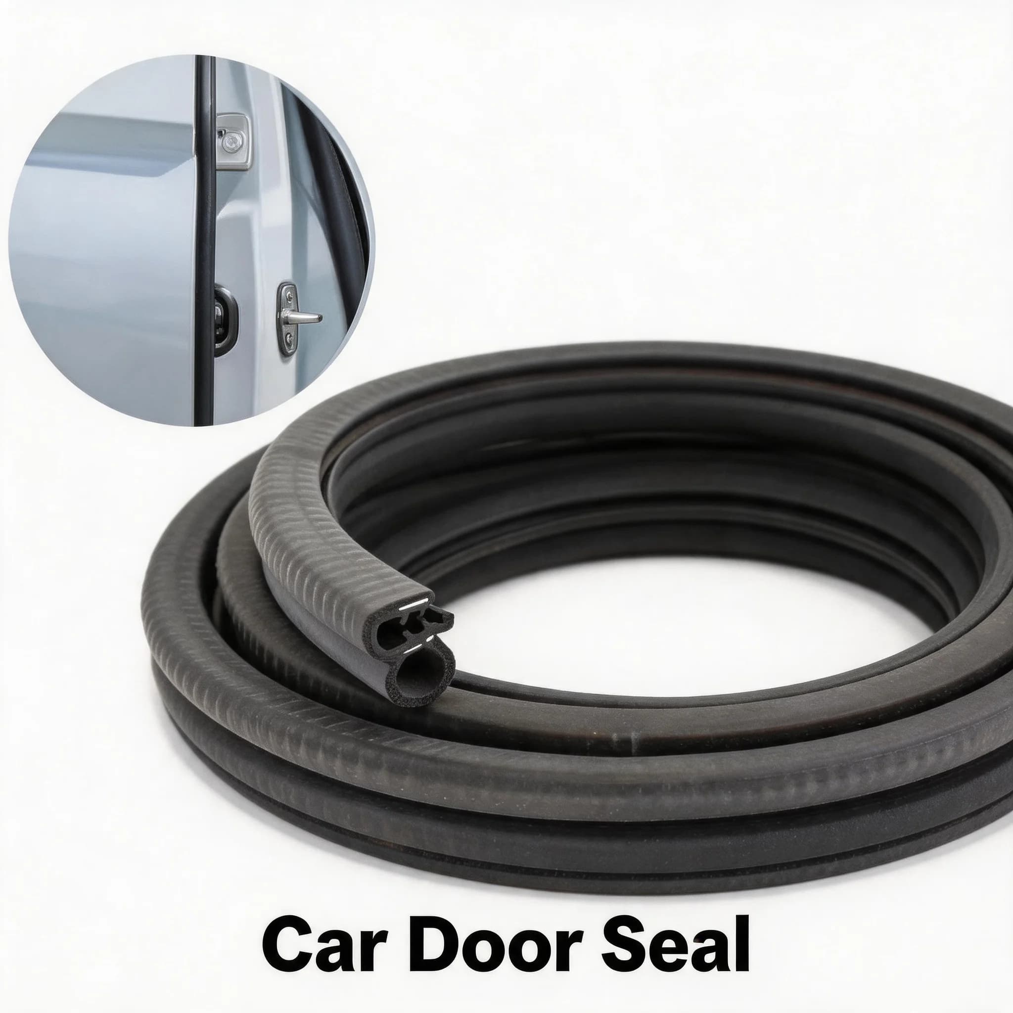 Rubber Edge Trim Durable Car Door Rubber Seal Strip Weather Striping Automotive Weather Stripping Edge Guard for Cars Trucks