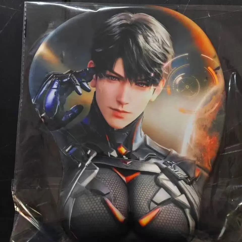 New Love and Deepspace Caleb Cartoon 3D Morbido Gel di silice Mouse Pad Poggiapolsi Tastiera Cosplay Desktop Playmat Regali di Natale