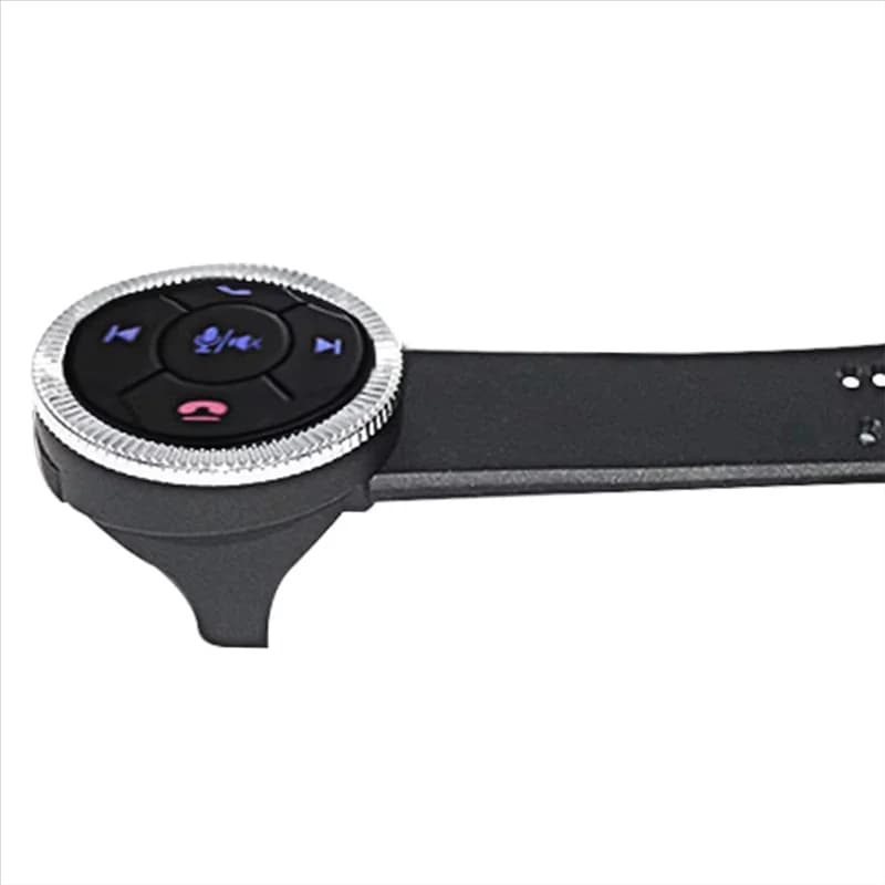 【NUOVO LISTA】 Pulsante di controllo remoto del volante senza fili per auto 7 tasti con retroilluminazione Autoradio DVD Android GPS Multimedia Accesso
