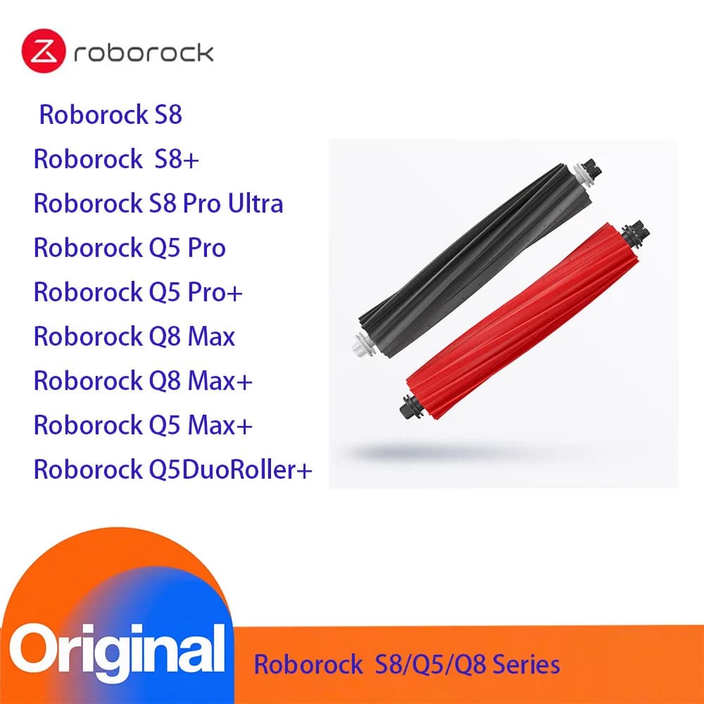 Original Roborock Duo Roller S8/S8+/S8 Pro Ultra,Main Brush Accessories for Q5 Pro/Q5 Pro+/Q8 Max/Q8 Max+/Q5 Max+ Vacuum Cleaner