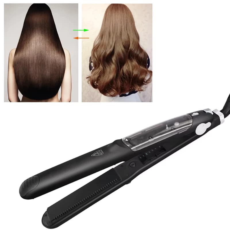 Hot Sale Plancha De Pelo Professional Steam Vapor Flat Iron PTC Fast Heating Steam Mist Spray Hair Straightener