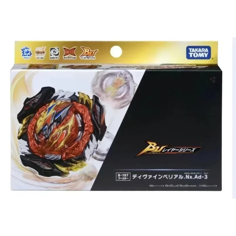 Takara Tomy Bey BU B-197 Divino Belial Nexus Adventure-3 BLADE CARD GAME