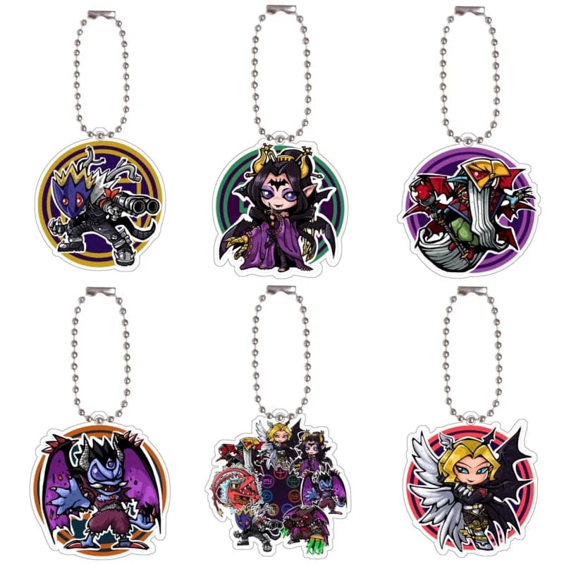 Portachiavi Lucemon Digimon Adventure Belphemon Lilithmon Barbamon Demon Fai da te Acrilico Action Toy Figure Collezione di giochi Anime