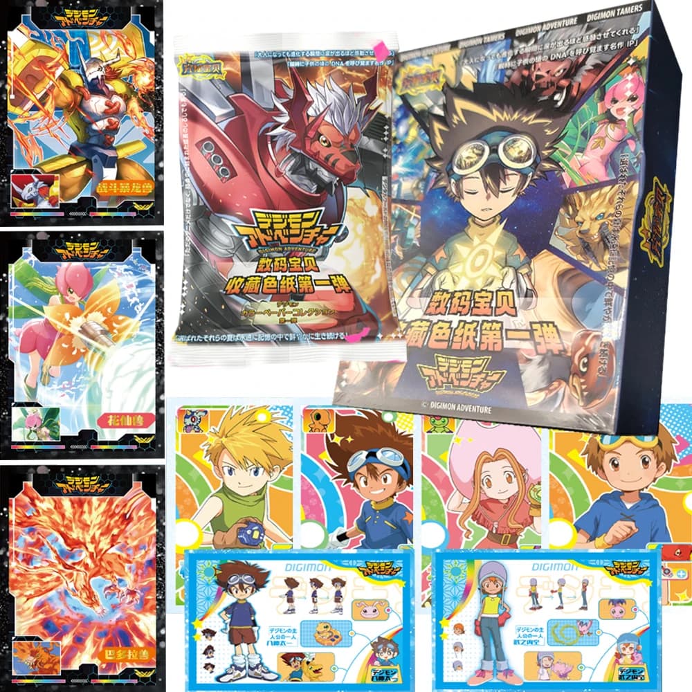 Carte da collezione di giochi anime di avventure giapponesi Serie di carta a colori Carte partner classiche con sangue caldo di alta qualità Regalo periferico