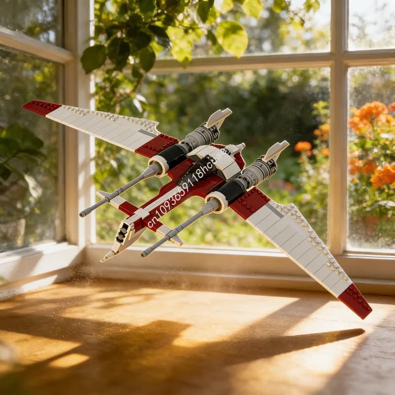 555 Pezzi MOC Star Battle Vector Starfighter, Blocchi da Costruzione, Regalo di Natale, Giocattoli Creativi Educativi