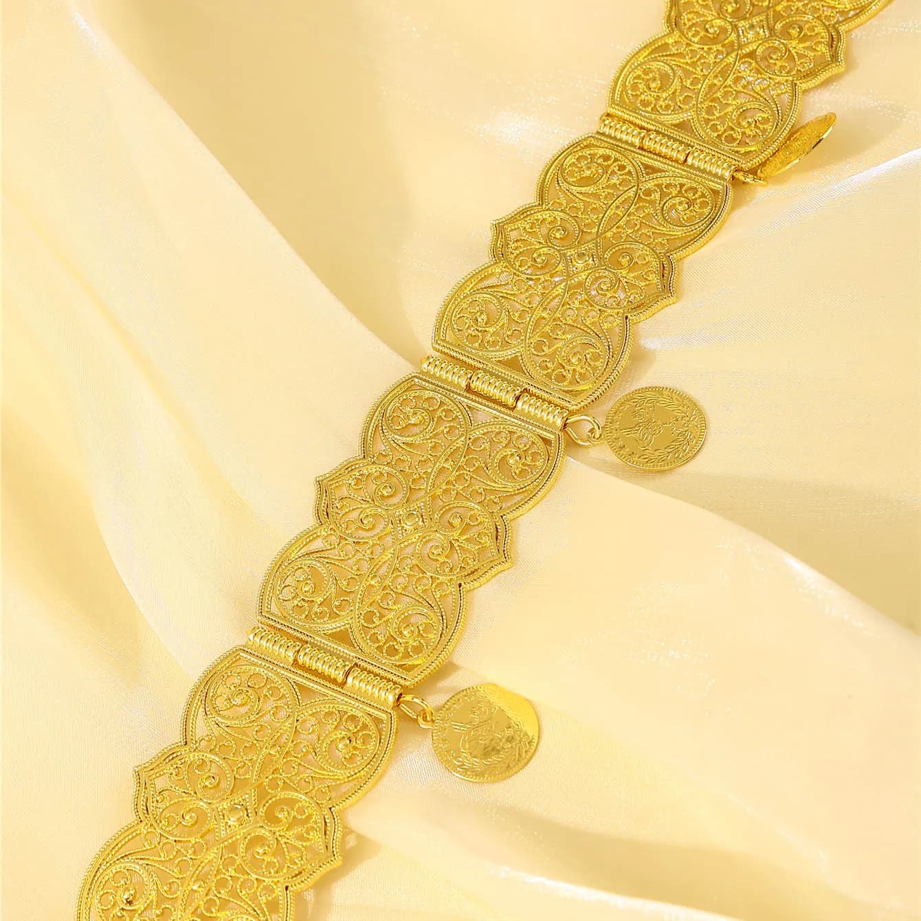 Algerian ladies' robe waist belts adjustable size Middle Eastern bridal party accessories ladies' gifts