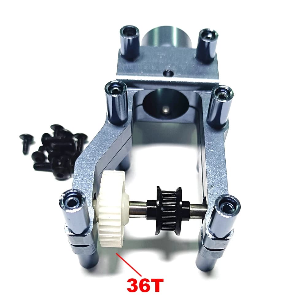 Versione motrice a cinghia con attacco per asta di coda in metallo Tarot 500 (31T /36T) per elicottero Trex T-Rex 500
