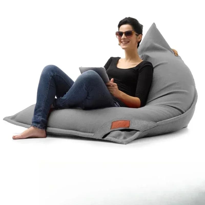 Light luxury tatami lazy sofa can lie down and sleep in the nest balcony lying chair bean bag single