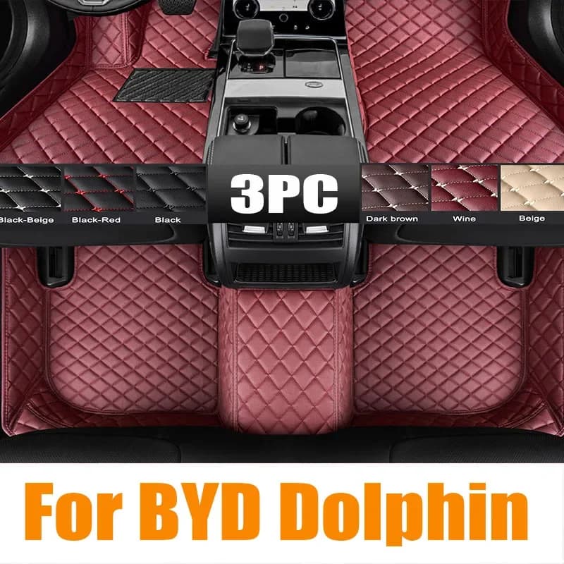 Tappetini per auto in TPE personalizzati originali per BYD Dolphin 2021 Accessori interni per tappeti impermeabili per conducente destro