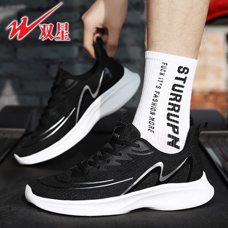 Scarpe da Corsa Casual da Uomo alla Moda con Rete Traspirante, Sneakers Sportive Leggere Antiscivolo per Esterni