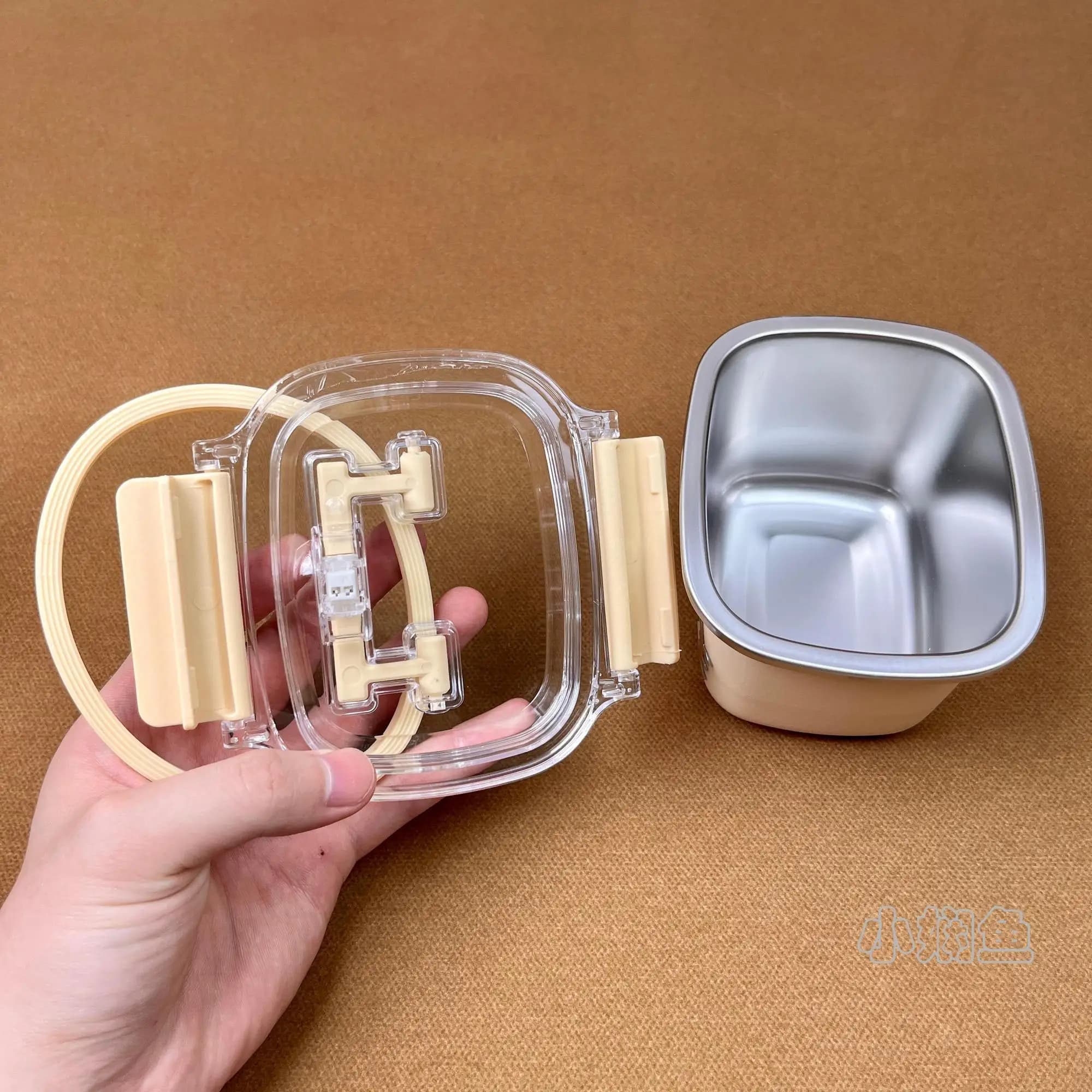 Contenitore per Pranzo Portatile Hello Kitty in Acciaio Inox 304, Grado Alimentare, per Frutta e Bento, Ideale per Uso Esterno, Carino