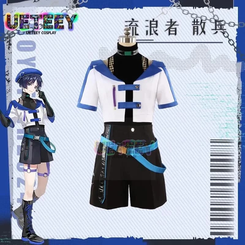 UETEEY Game Genshin Impact Hoyofair 2024 Cosplay Wanderer Man Woman Coat Vest Pants Hat Gloves Belt Customizable Costume