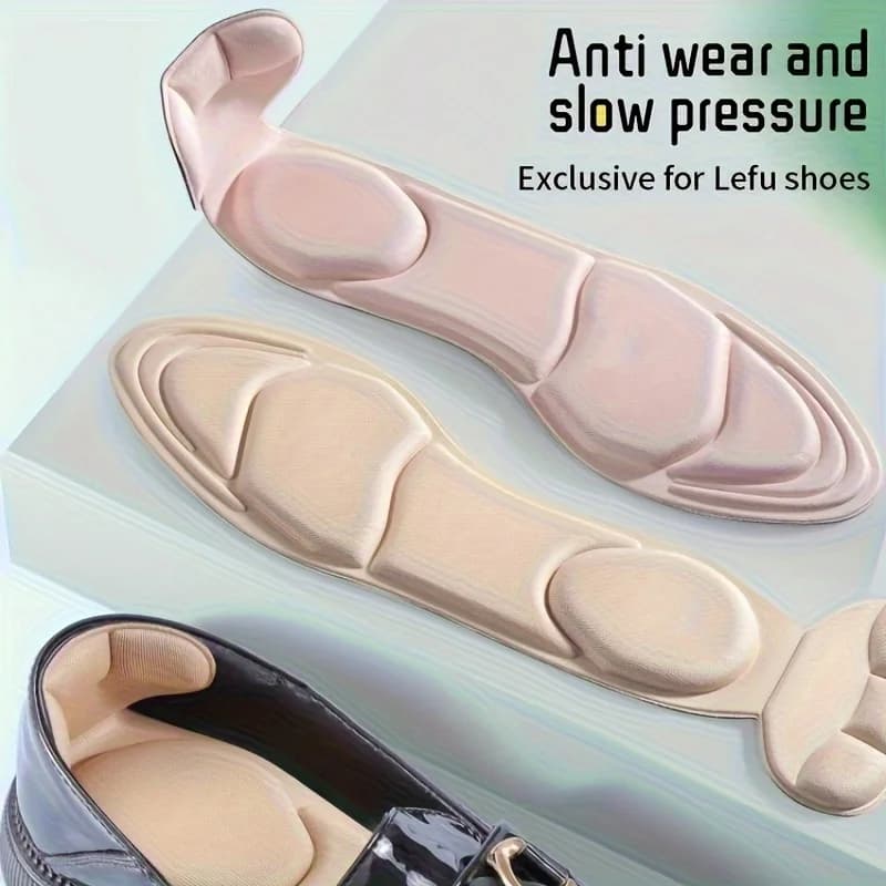 Solette sportive 5D in memory foam per scarpe da donna, deodoranti, traspiranti, ammortizzanti, per la cura dei piedi.