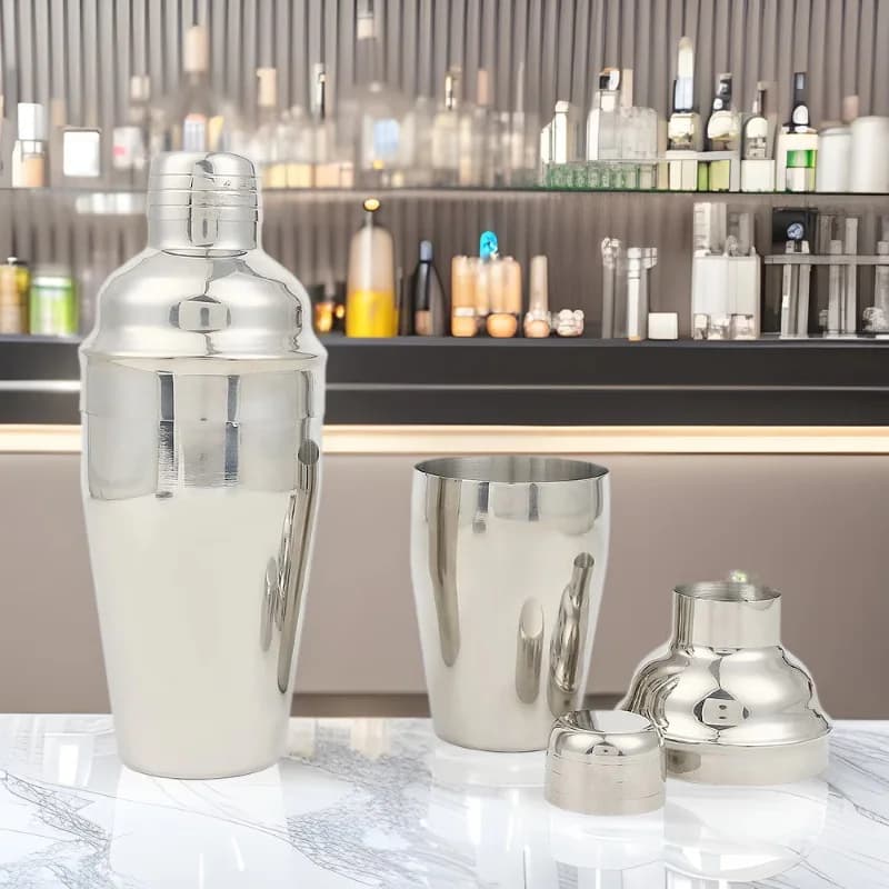 350 550 750ml Stainless Steel Cocktail Shaker Multi Capacity Barware Wine Mixer Bartender Mixology Tools for Home Bar Party