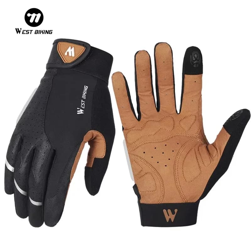 WEST BIKING Touch Screen Men's Sports Cycling Gloves Cycling Gloves MTB Women's Bike Gloves Fitness Motorcycle Racing Gym Riding