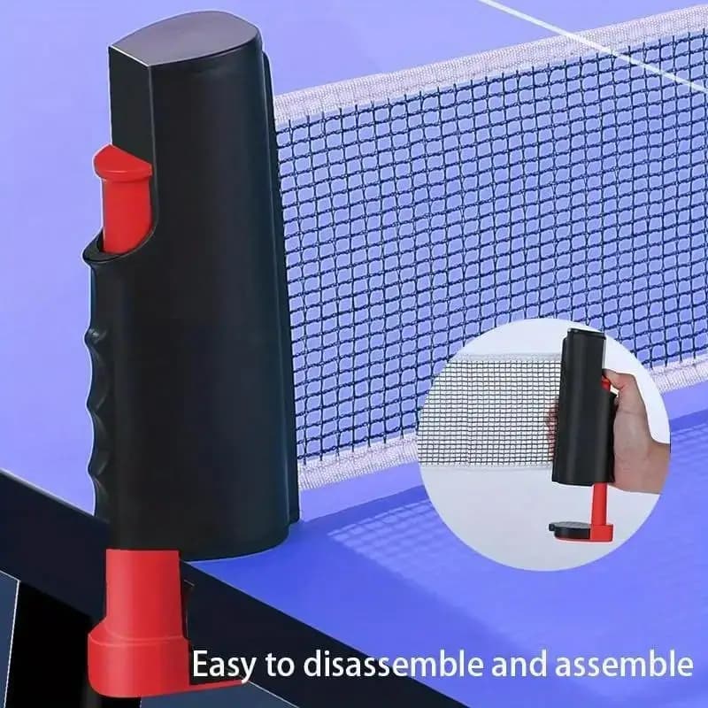 Rete da Ping Pong Telescopica Rinforzata Portatile per Interni ed Esterni, Accessorio per Tennis da Tavolo