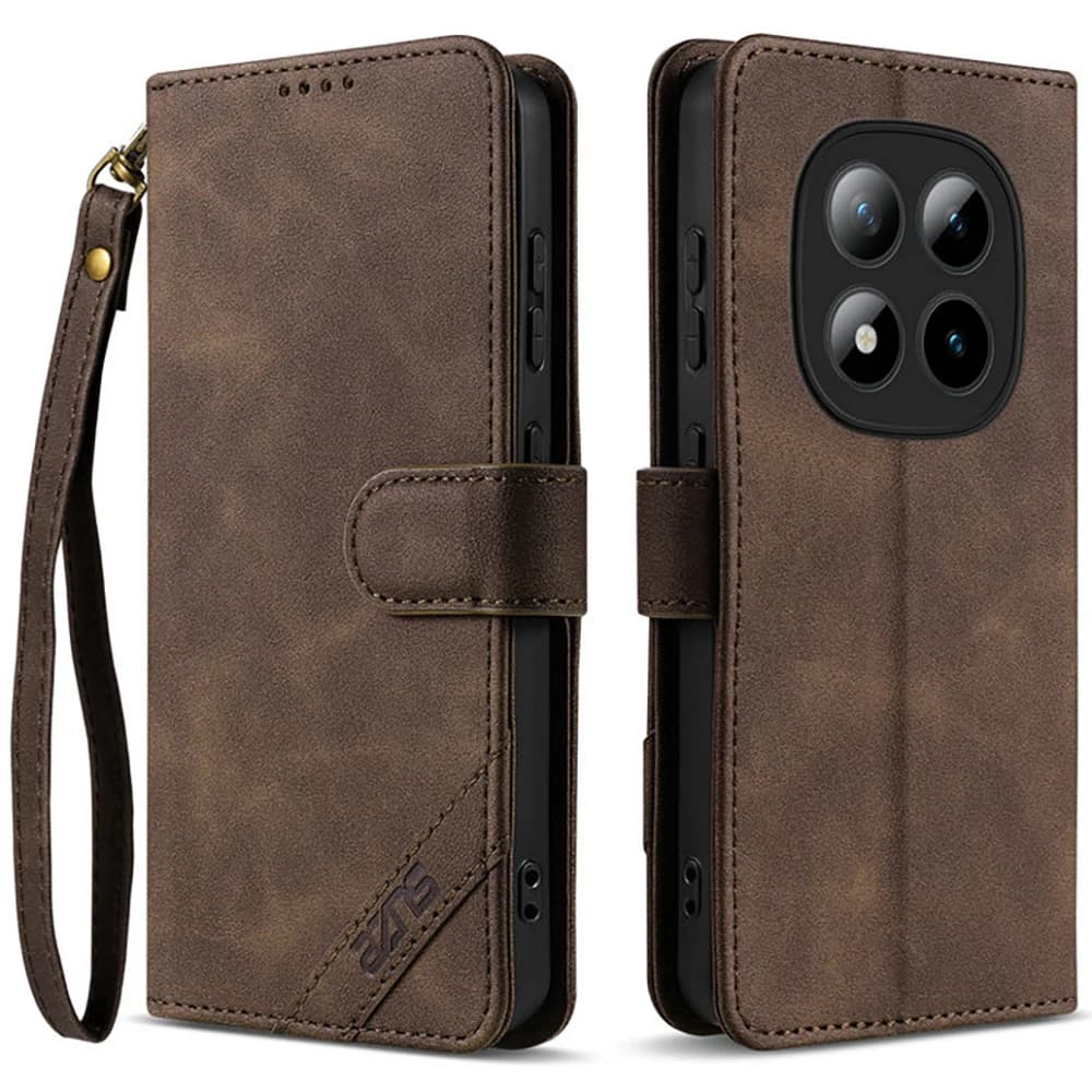 Custodia a Portafoglio in Pelle RFID di Lusso per Xiaomi Redmi Note 15 Pro Plus 5G 4G, Cover a Libro per Redmi Note 15 Pro e Note 15 Pro+