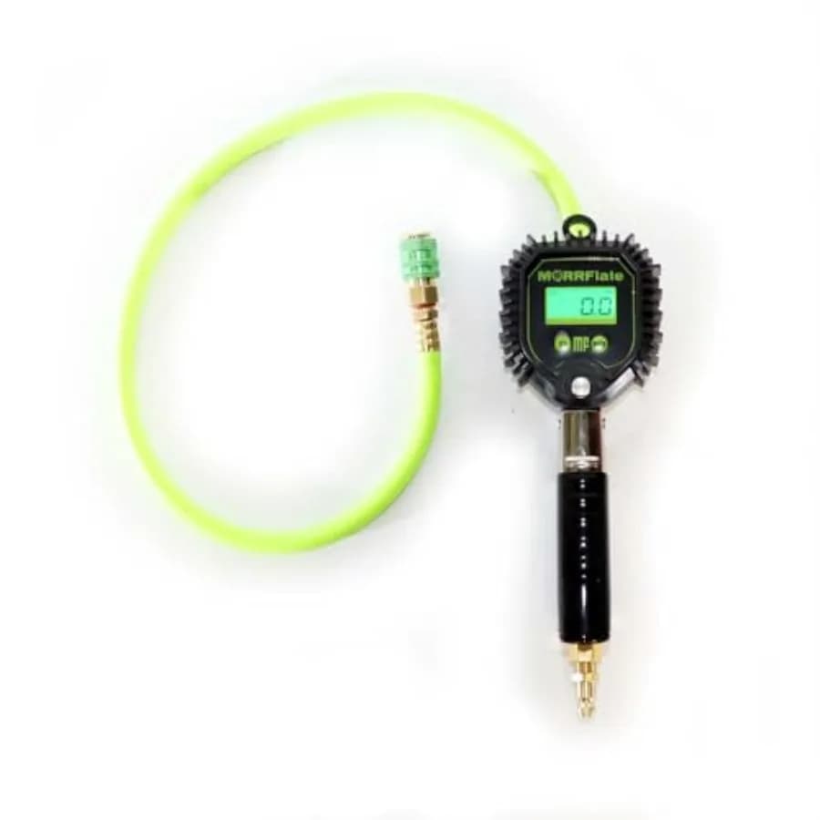 Kit Gonfiatore Manuale per Pneumatici ad Alta Pressione con Manometro di Precisione per Officine Automobilistiche, Design Portatile e Resistente per Rapida e Precisa Gonfiatura