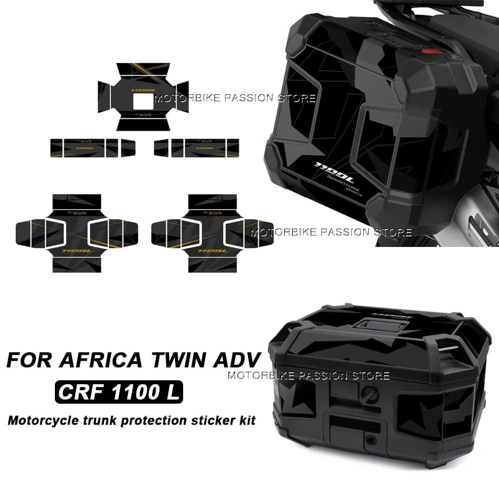Adesivo per bagagli moto Adesivo decorativo protettivo per borsa impermeabile per Africa Twin CRF 1100 L crf1100L Adv Sport