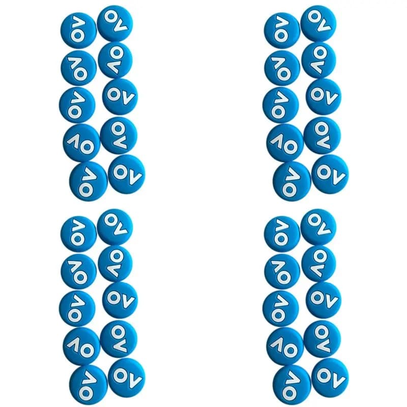 【SPECIAL】40Pcs Tennis Racket Vibration Dampeners Silicone Anti-Vibration Tennis Racquet Shock Absorber